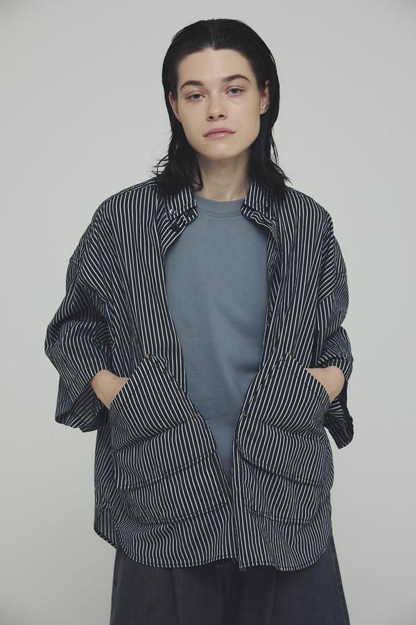 Oversized Stripe BD Shirt
