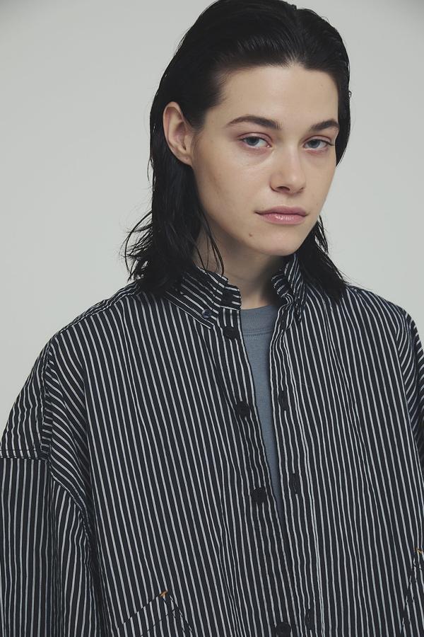 Oversized Stripe BD Shirt