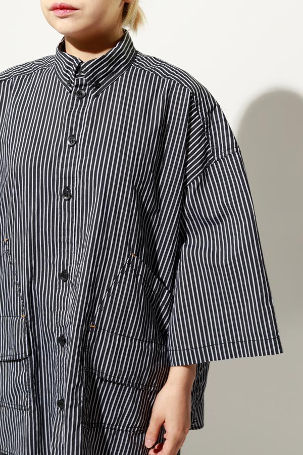 Oversized Stripe BD Shirt
