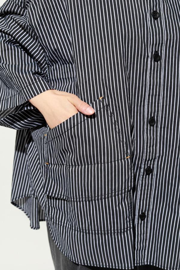 Oversized Stripe BD Shirt