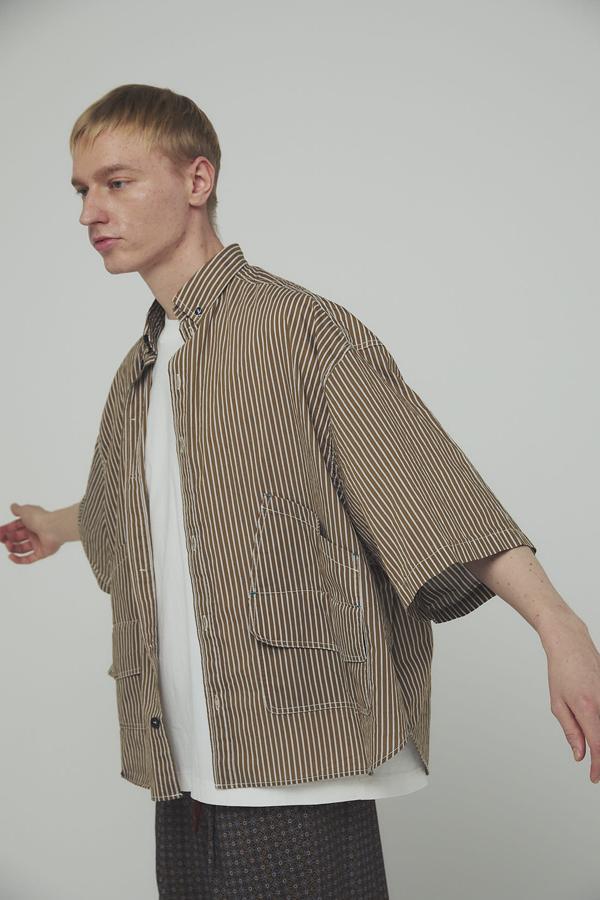 Oversized Stripe BD Shirt