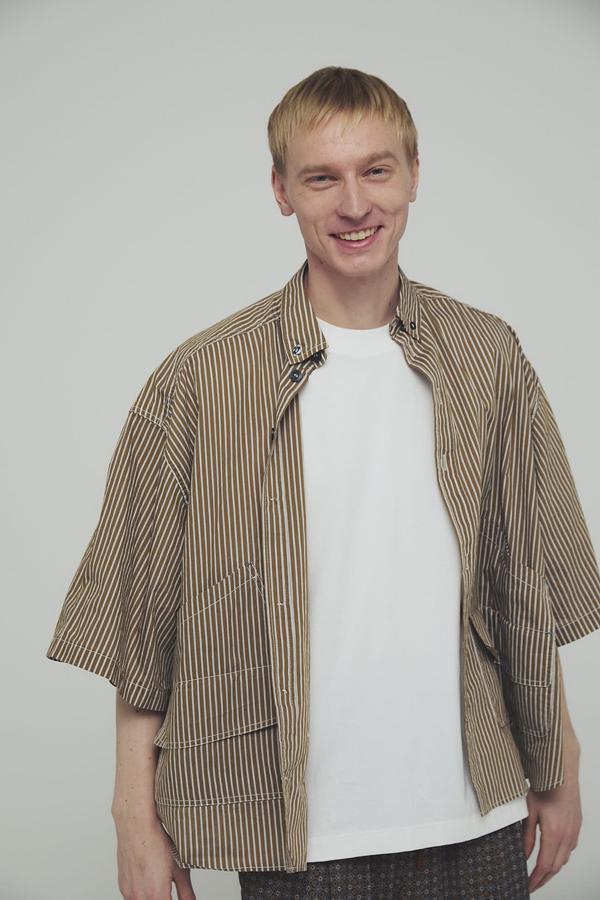 Oversized Stripe BD Shirt