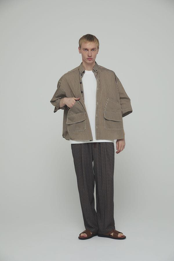 Oversized Stripe BD Shirt