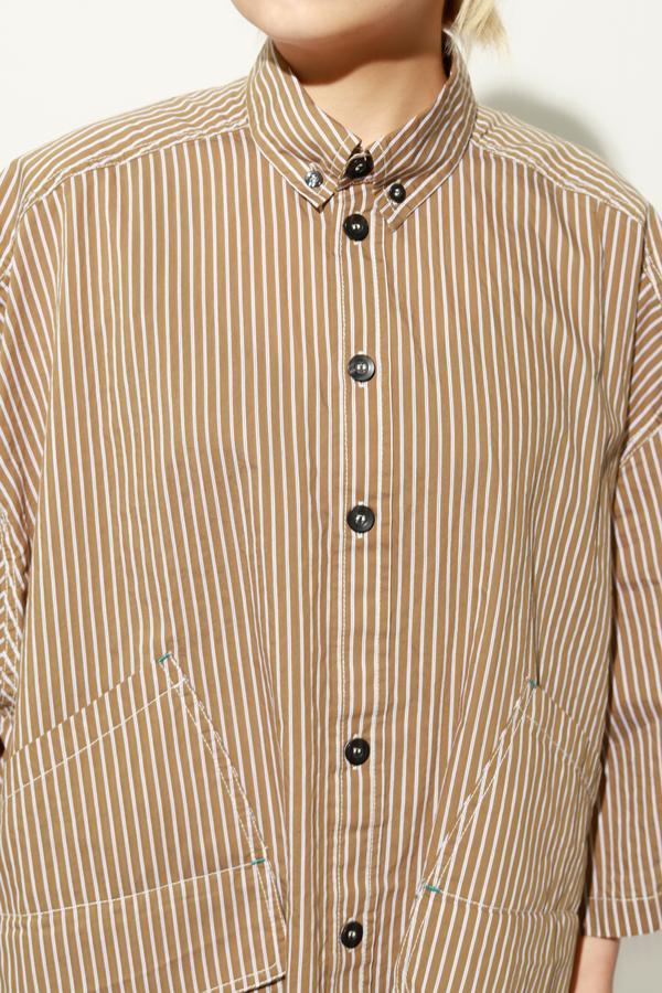 Oversized Stripe BD Shirt