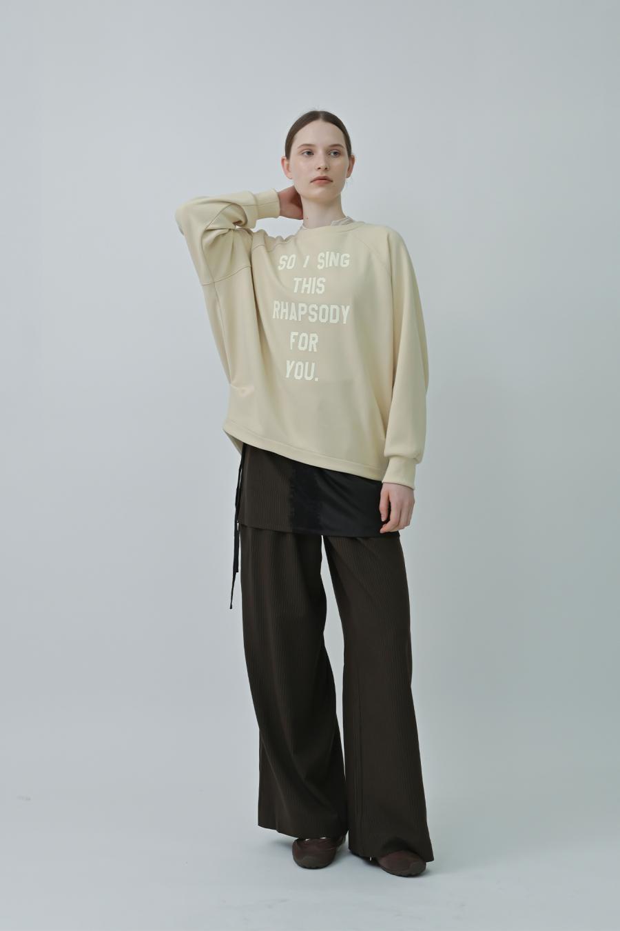 Printed Logo Pullover