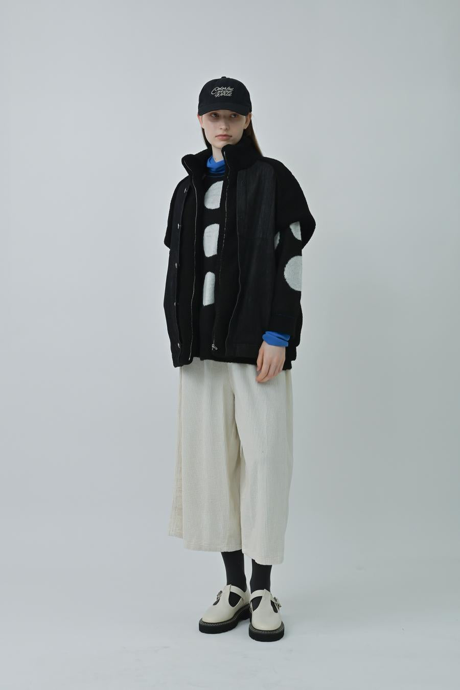 Denim Sherpa Vest