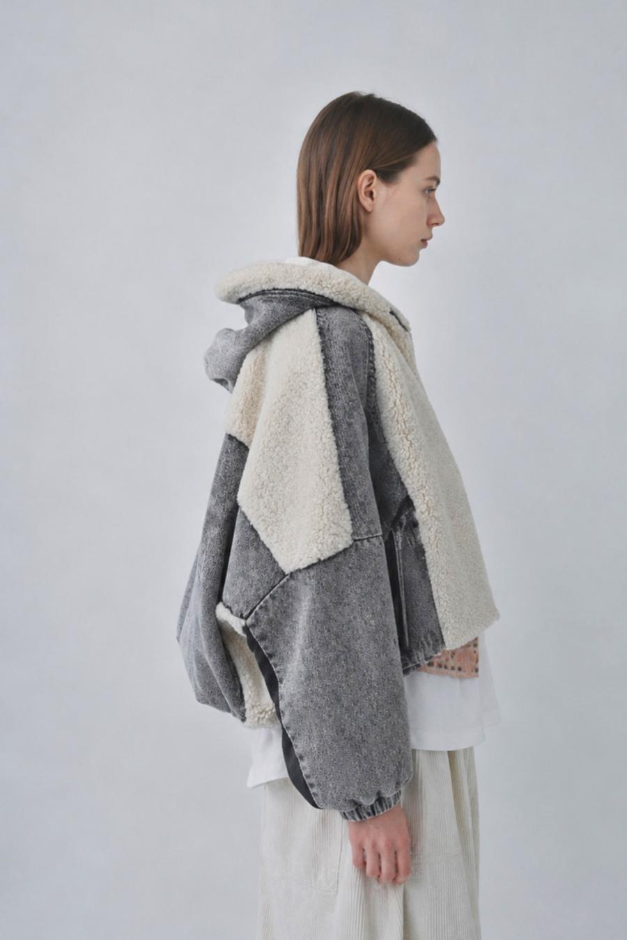 Denim Sherpa Jacket