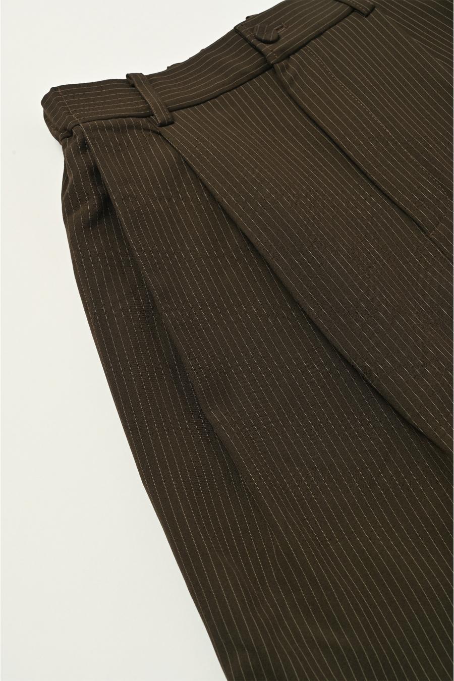 Pullover with Wrap Skirt-Look Pants