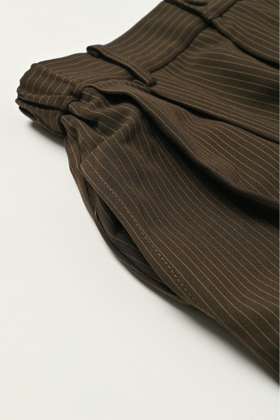 Pullover with Wrap Skirt-Look Pants