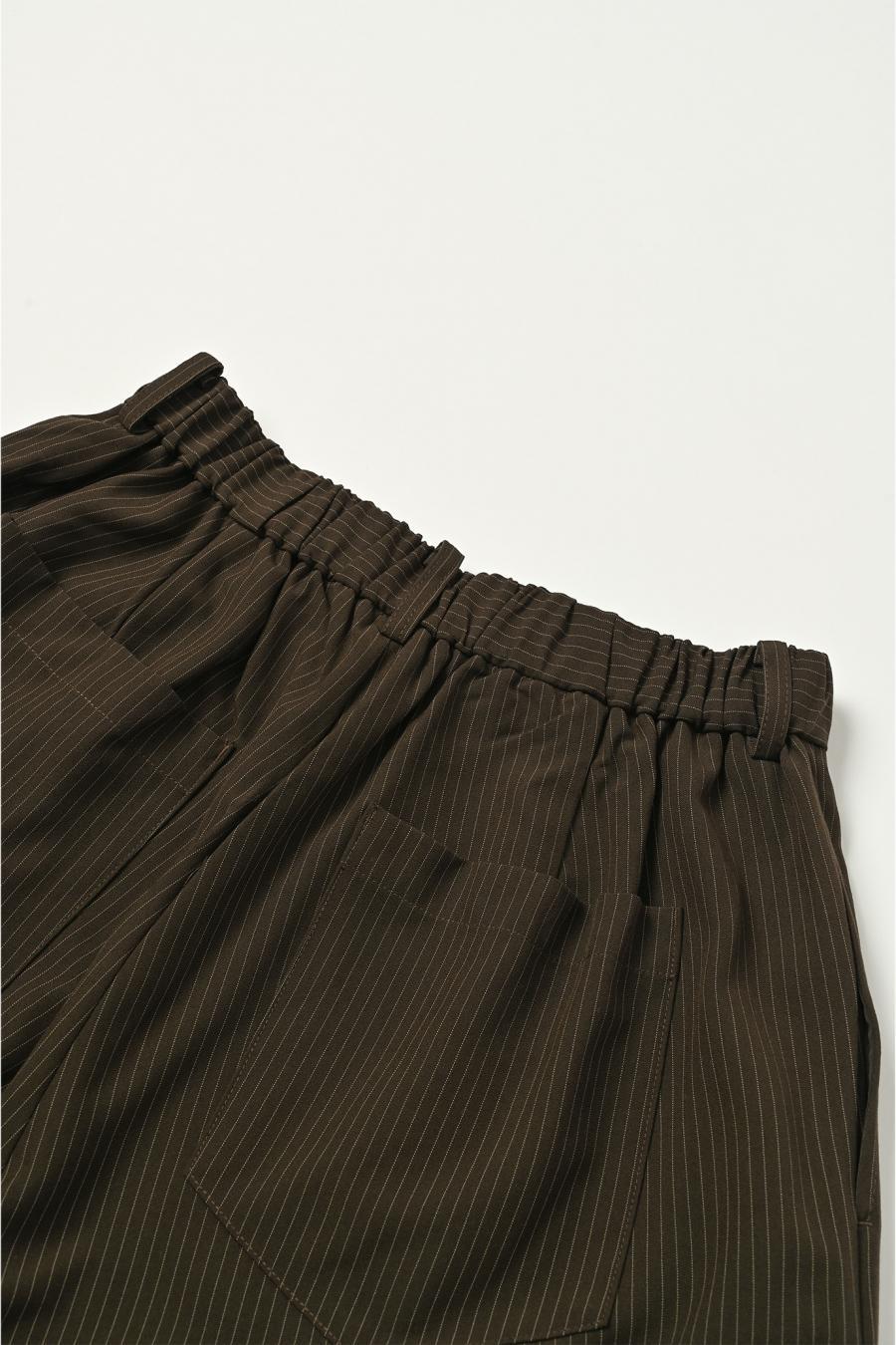 Pullover with Wrap Skirt-Look Pants