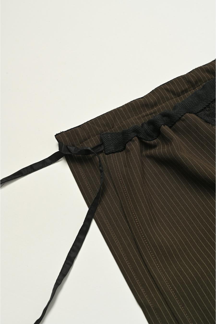 Pullover with Wrap Skirt-Look Pants