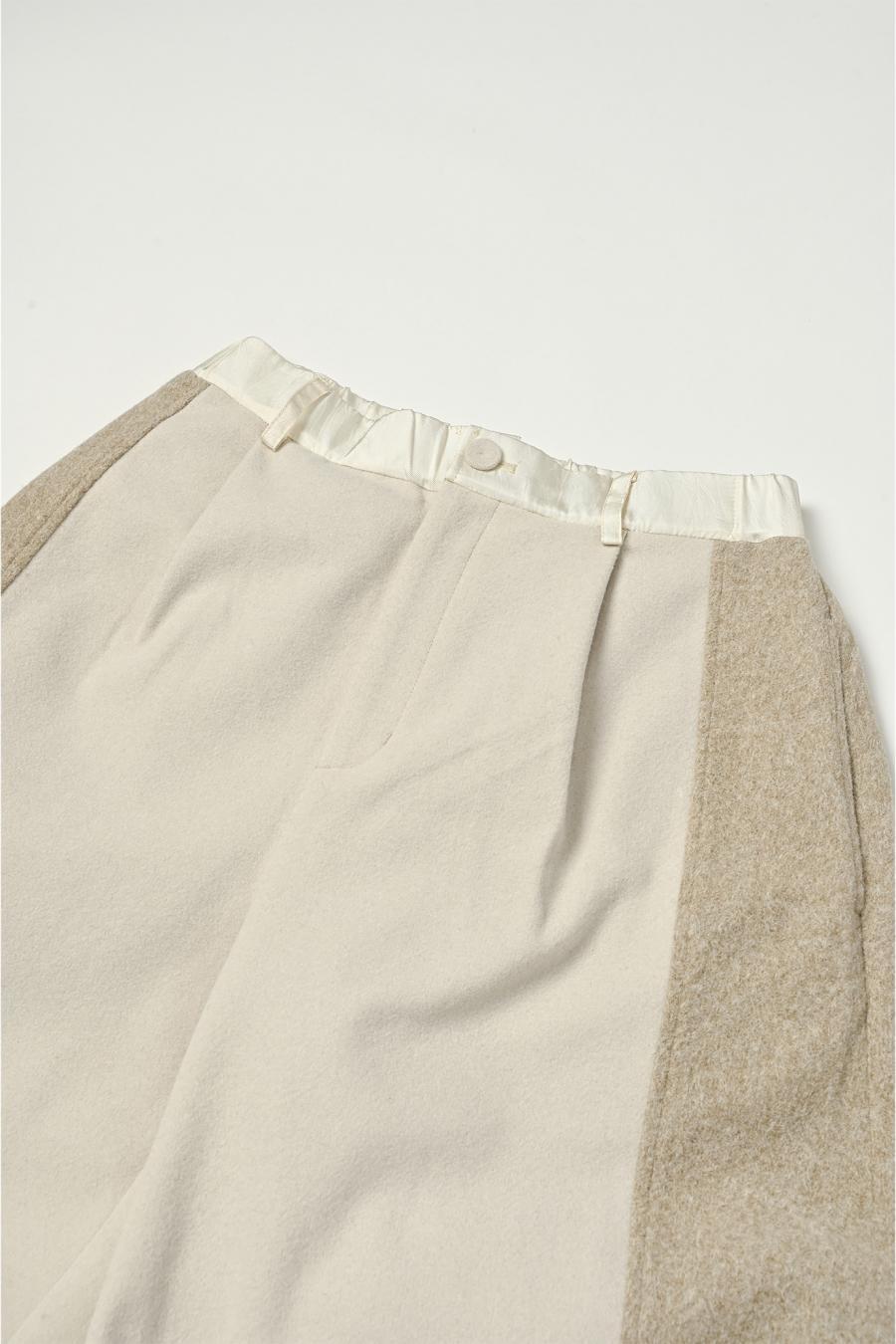 Two-Tone Paneled Pants