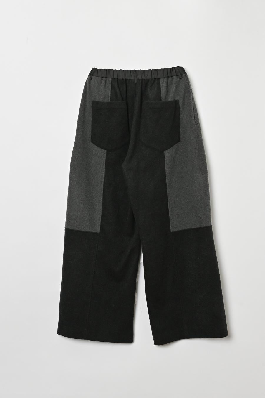 Two-Tone Paneled Pants