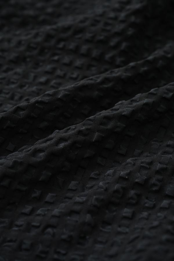 Textured Check Pants