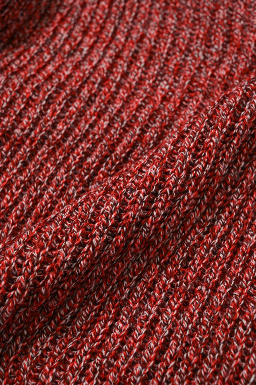 Mixed Yarn Knit Cardigan