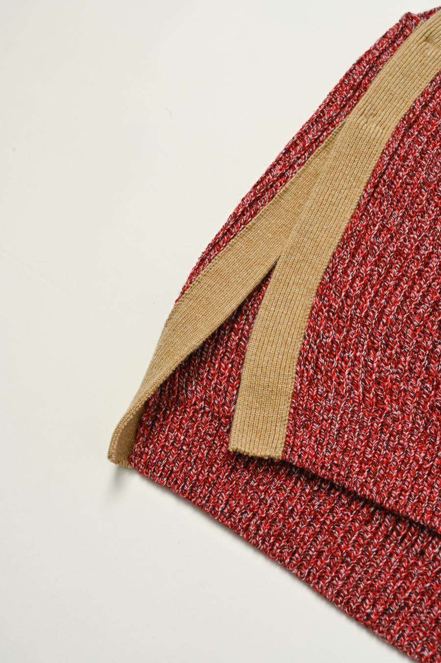Mixed Yarn Knit Vest