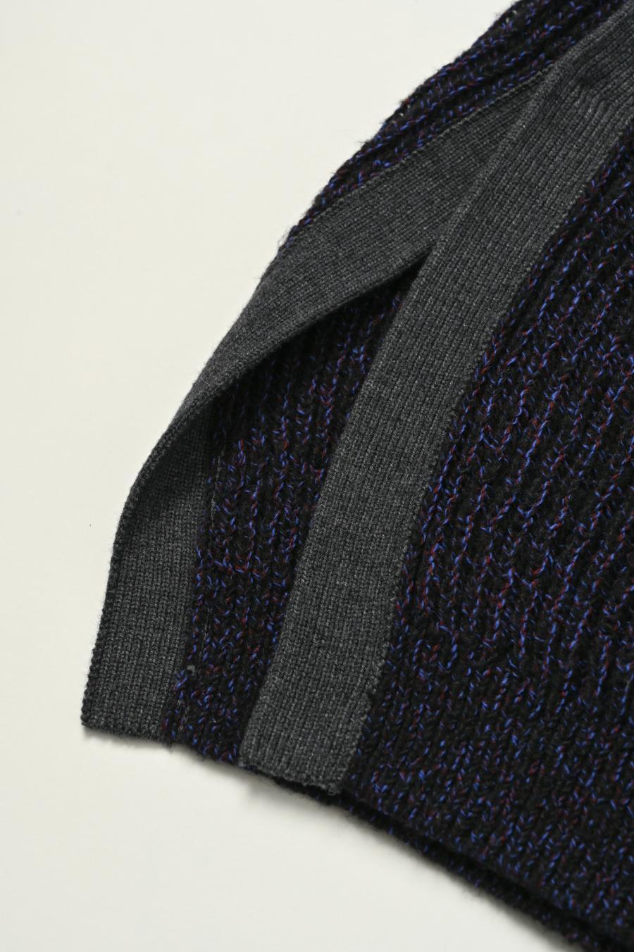 Mixed Yarn Knit Vest