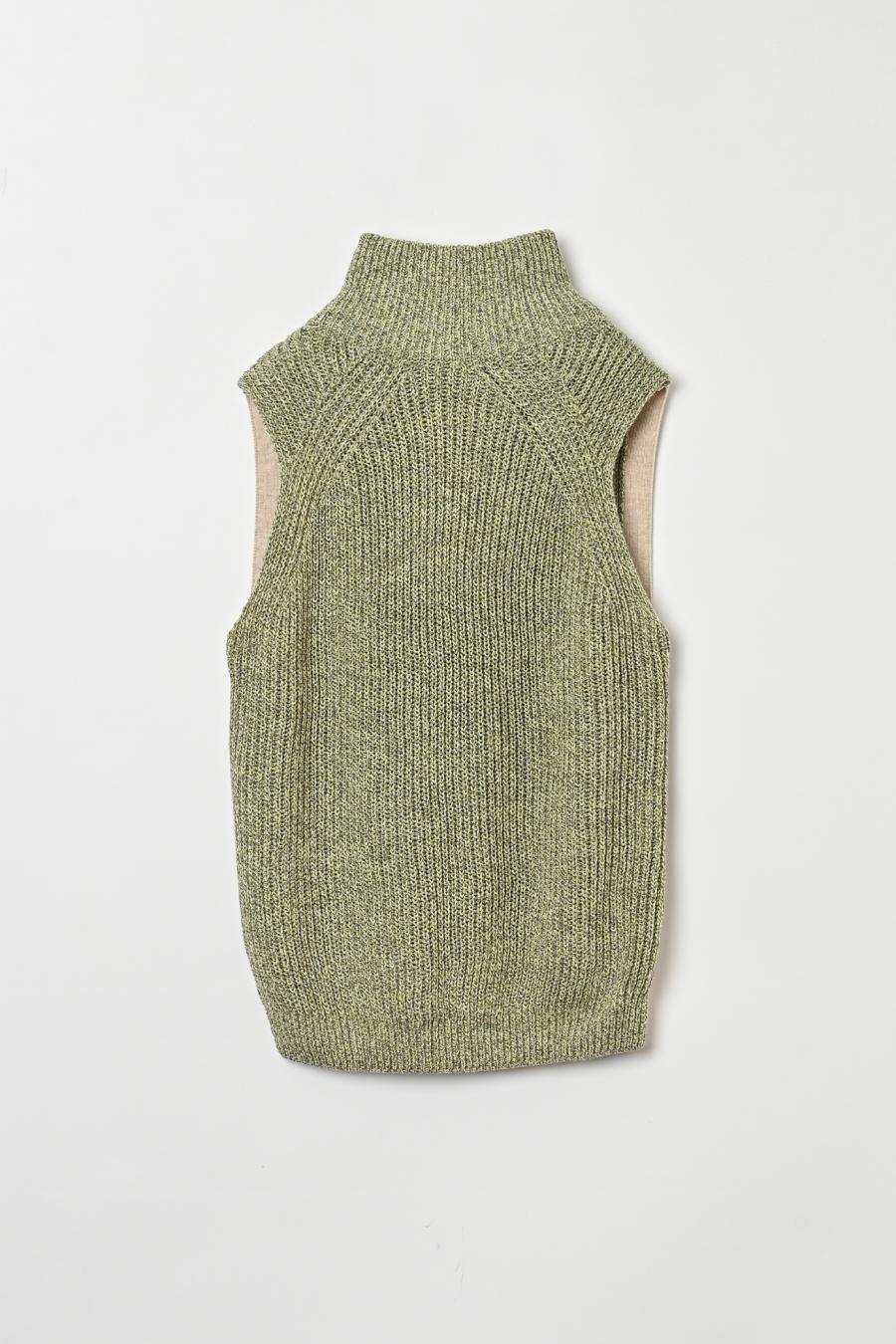 Mixed Yarn Knit Vest