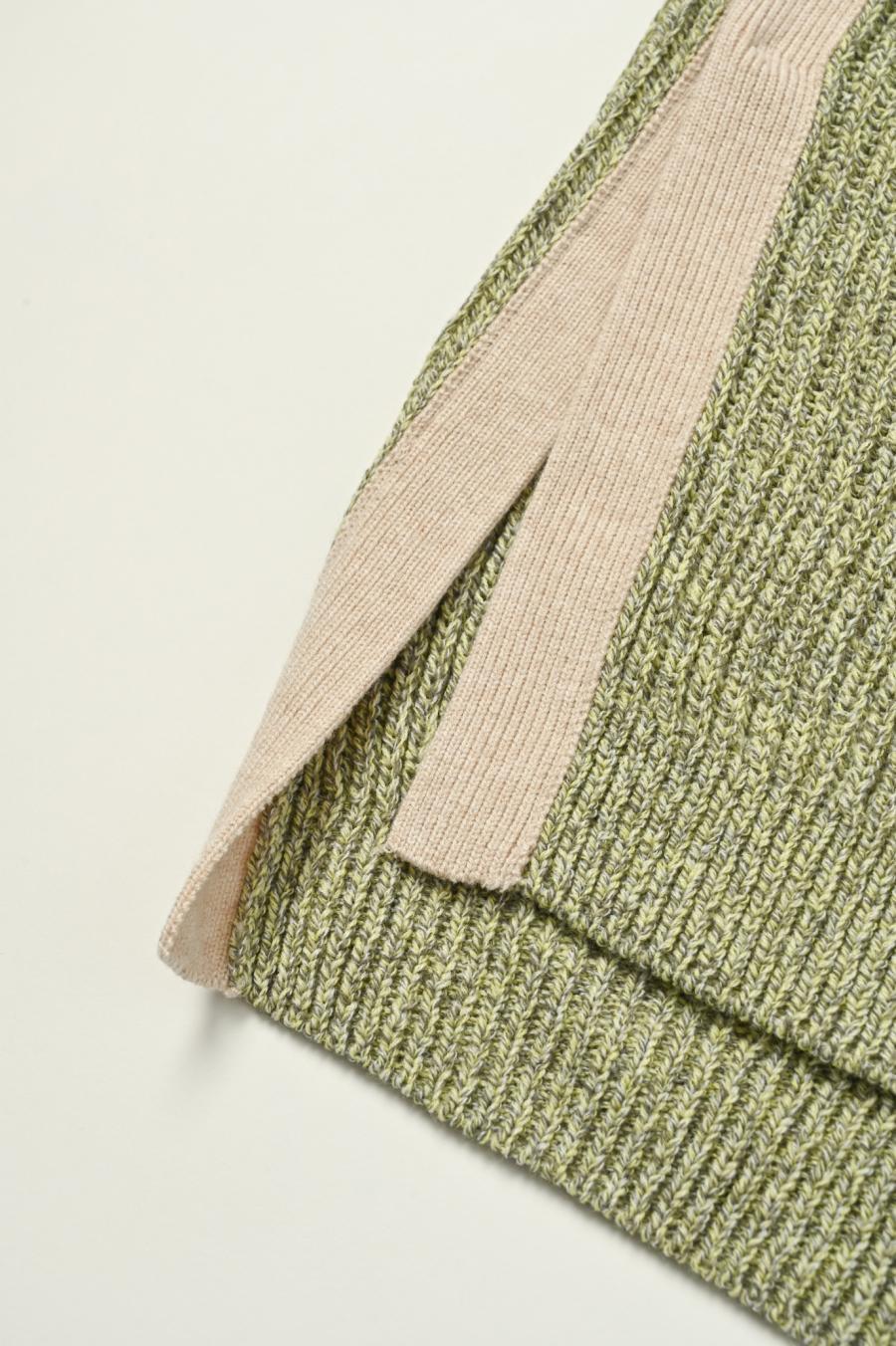 Mixed Yarn Knit Vest