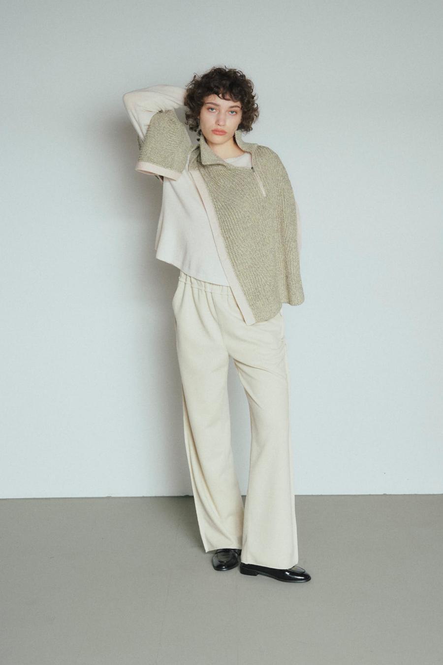 Mixed Yarn Knit Vest