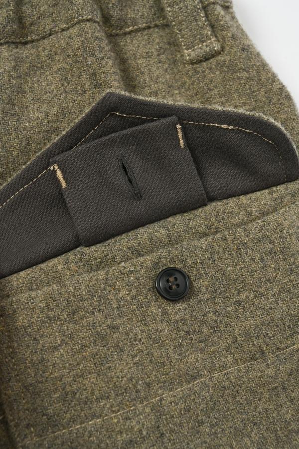 Wool Tweed Trousers