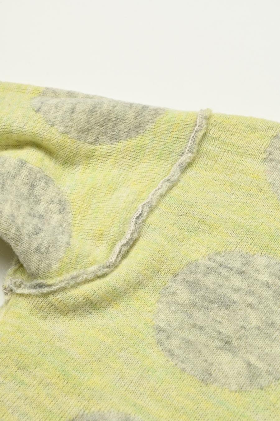 Reversible Mohair Dot Pullover