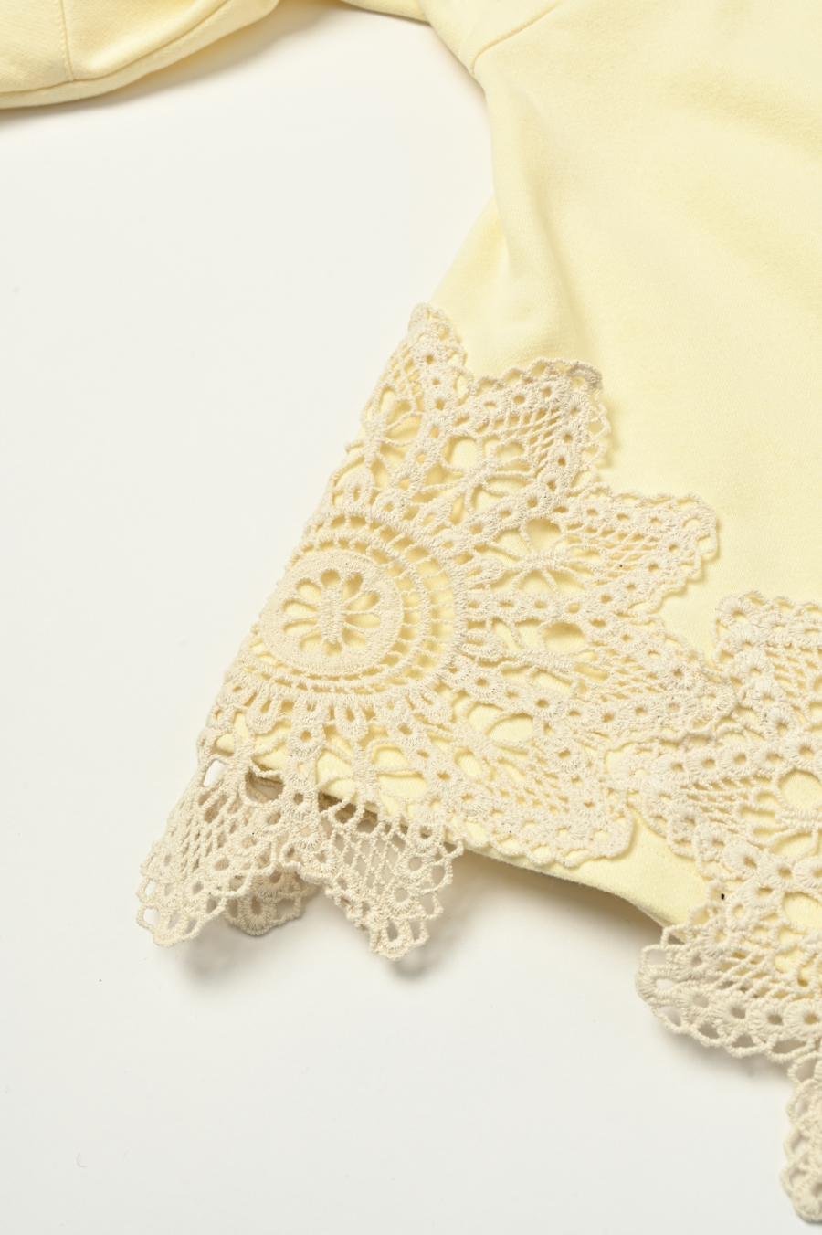 Motif Lace Pullover