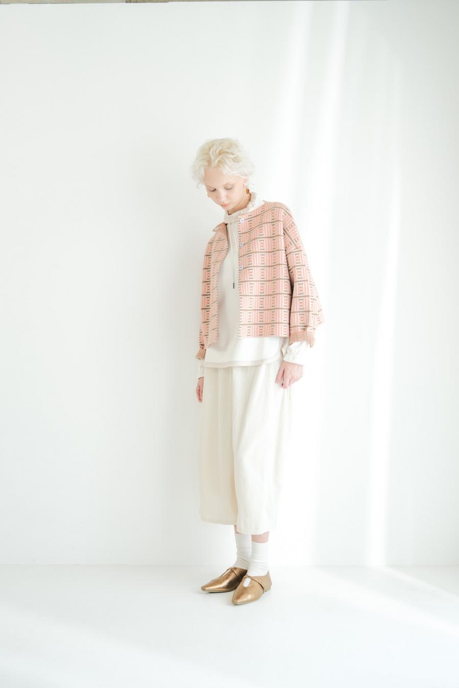 Drawstring Neck Round Hem Pullover
