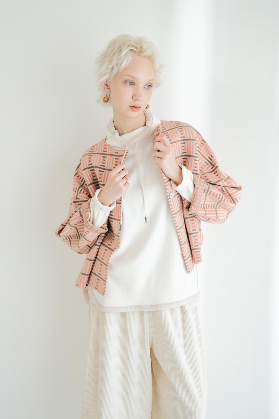 Drawstring Neck Round Hem Pullover