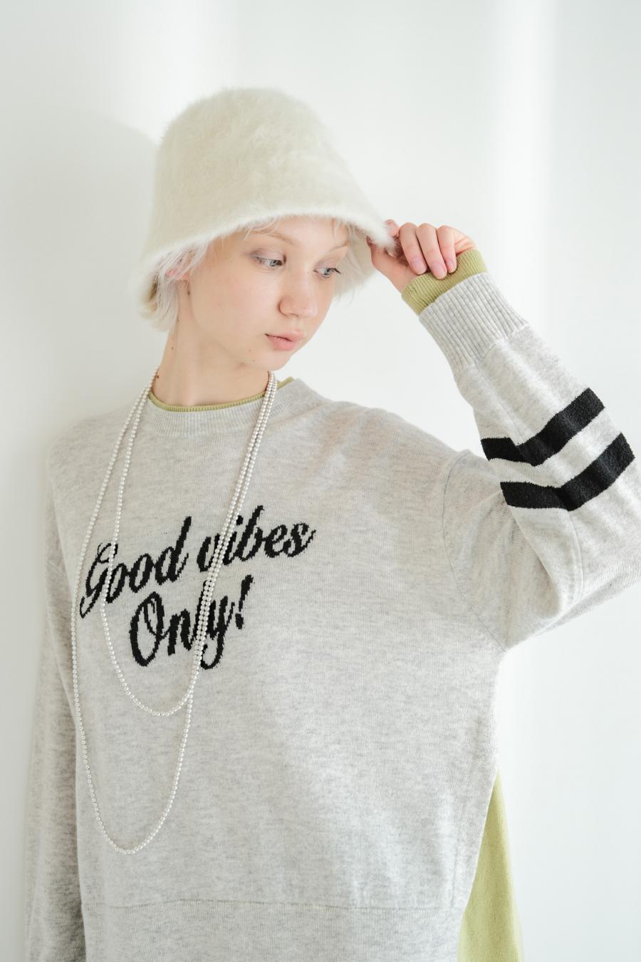 “good” Logo Layered Pullover