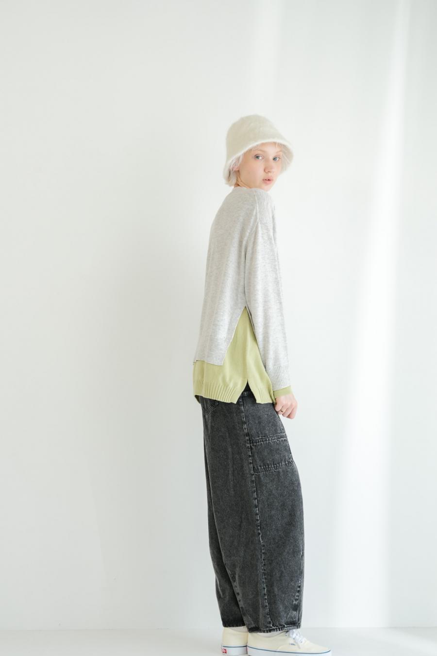 “good” Logo Layered Pullover