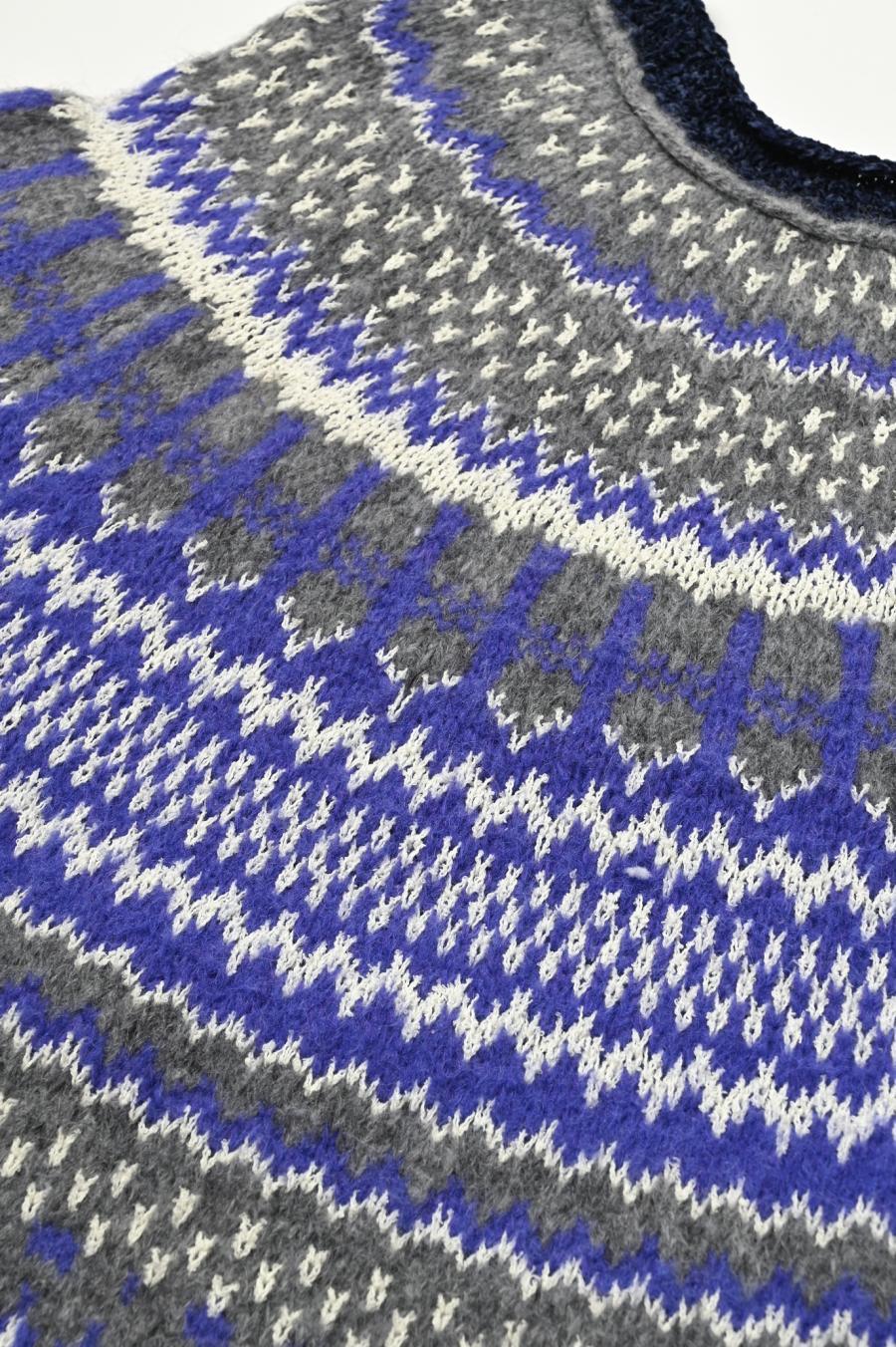 Circular Knit Nordic Pullover