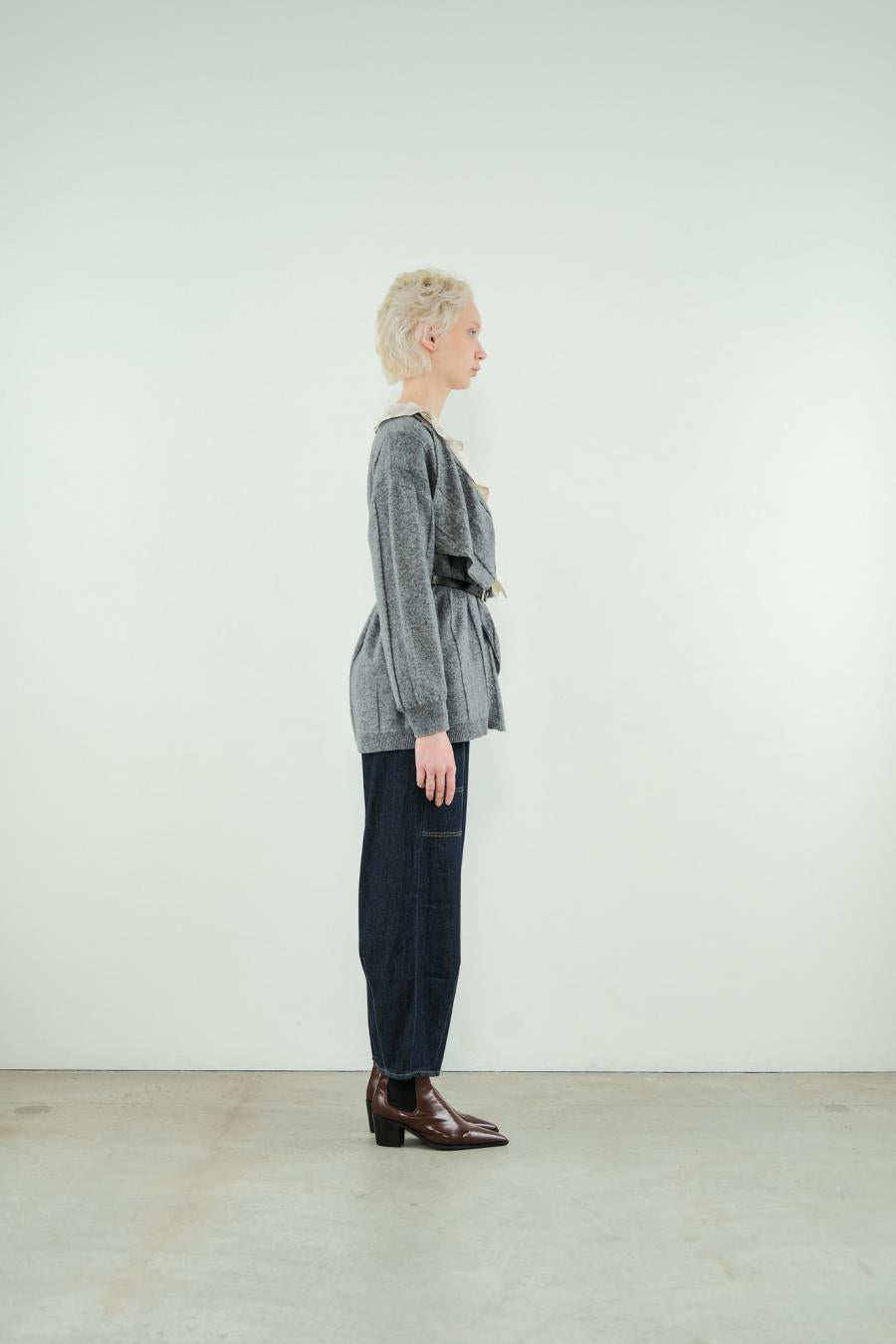 Jersey Reversible Block Cardigan