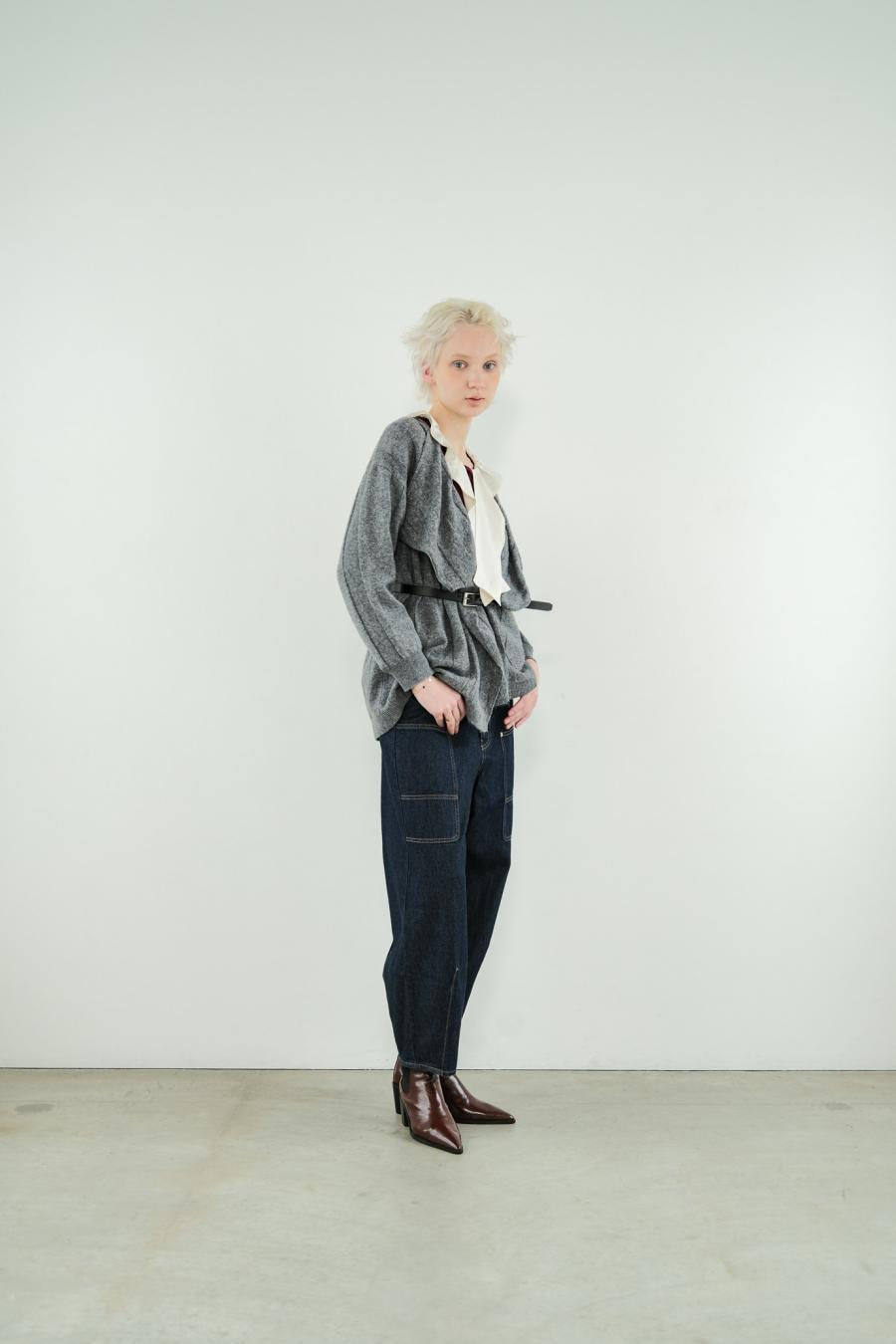 Jersey Reversible Block Cardigan