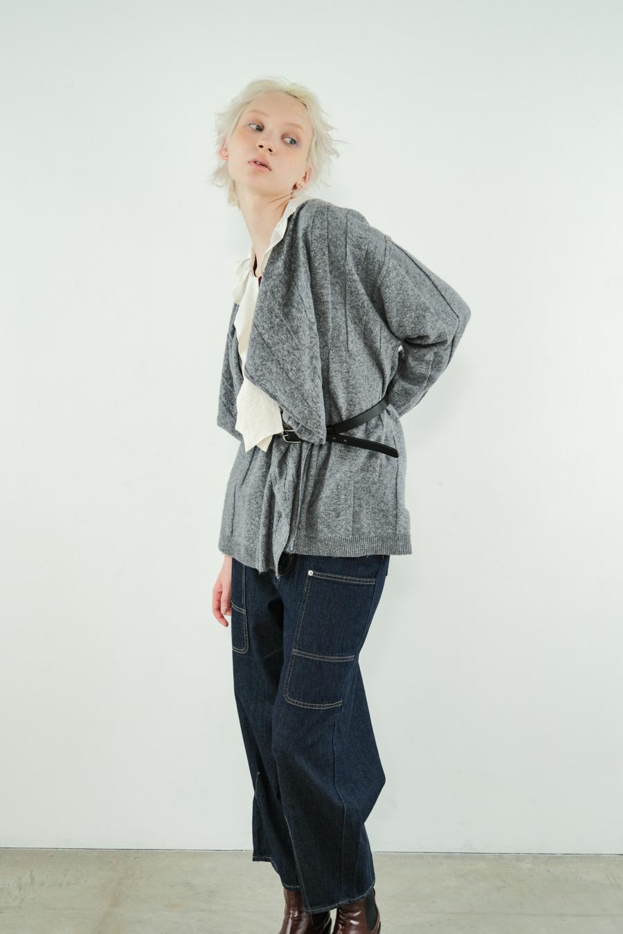 Jersey Reversible Block Cardigan