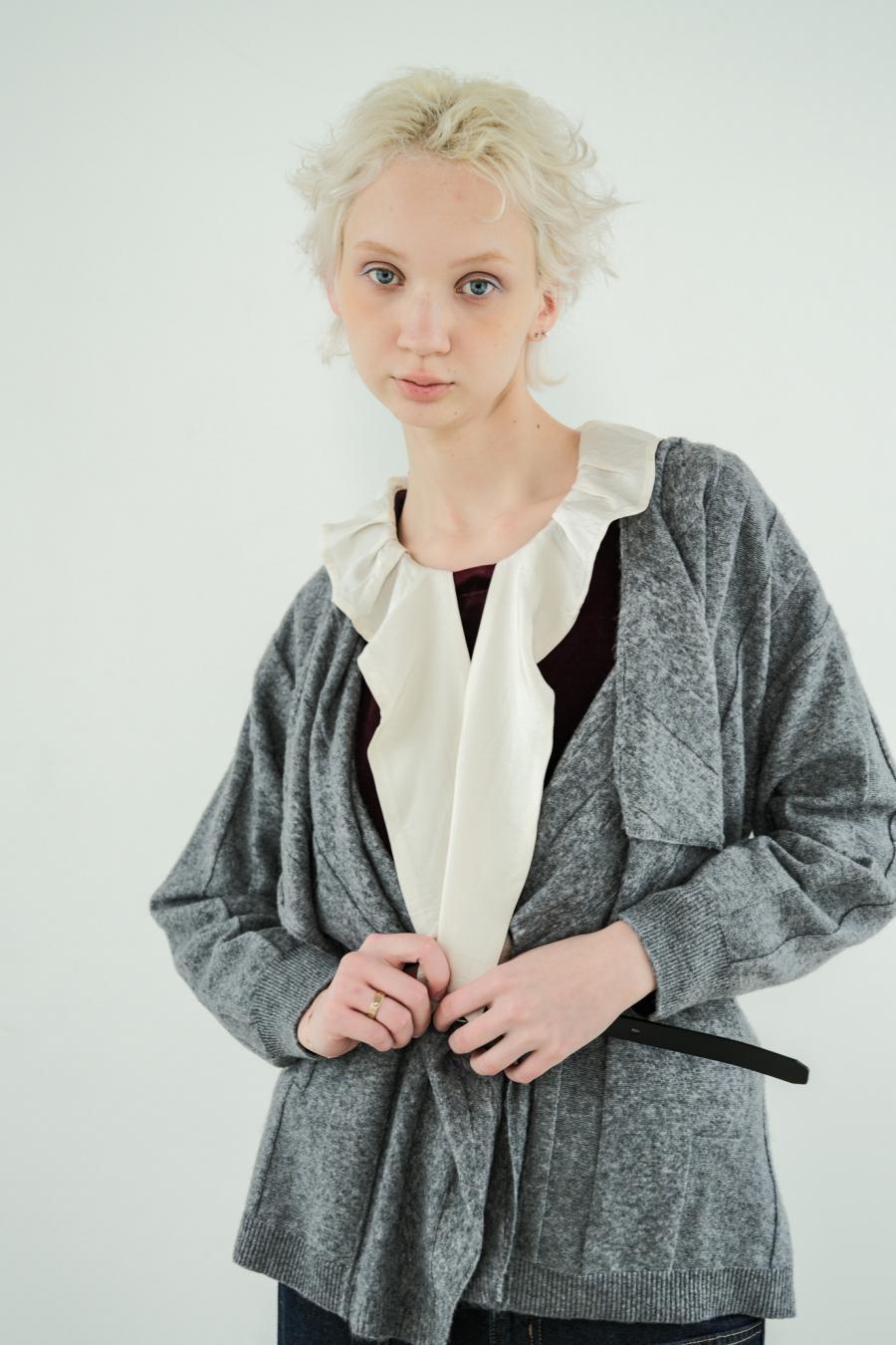 Jersey Reversible Block Cardigan