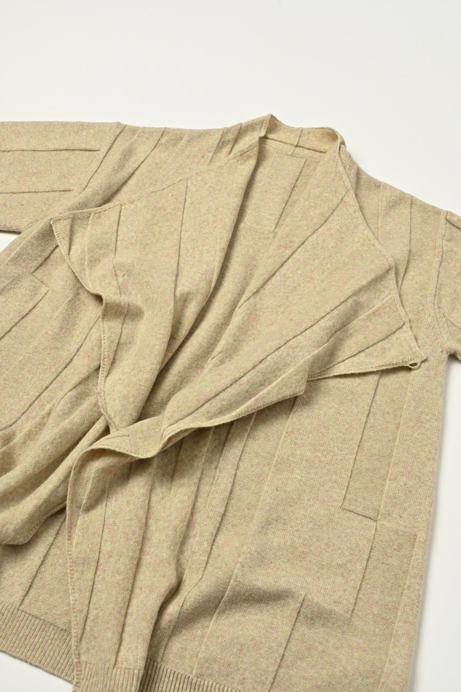 Jersey Reversible Block Cardigan