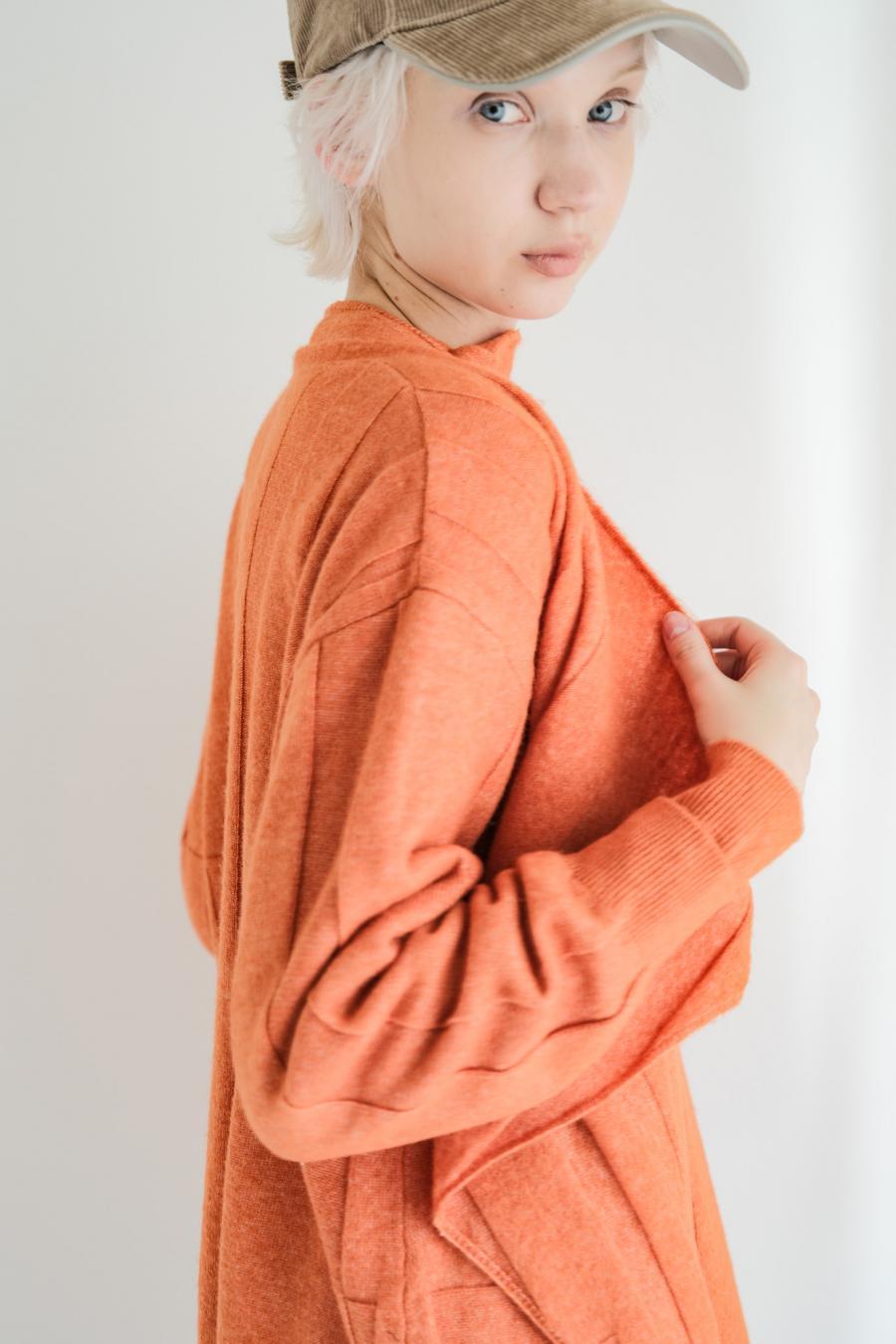 Jersey Reversible Block Cardigan