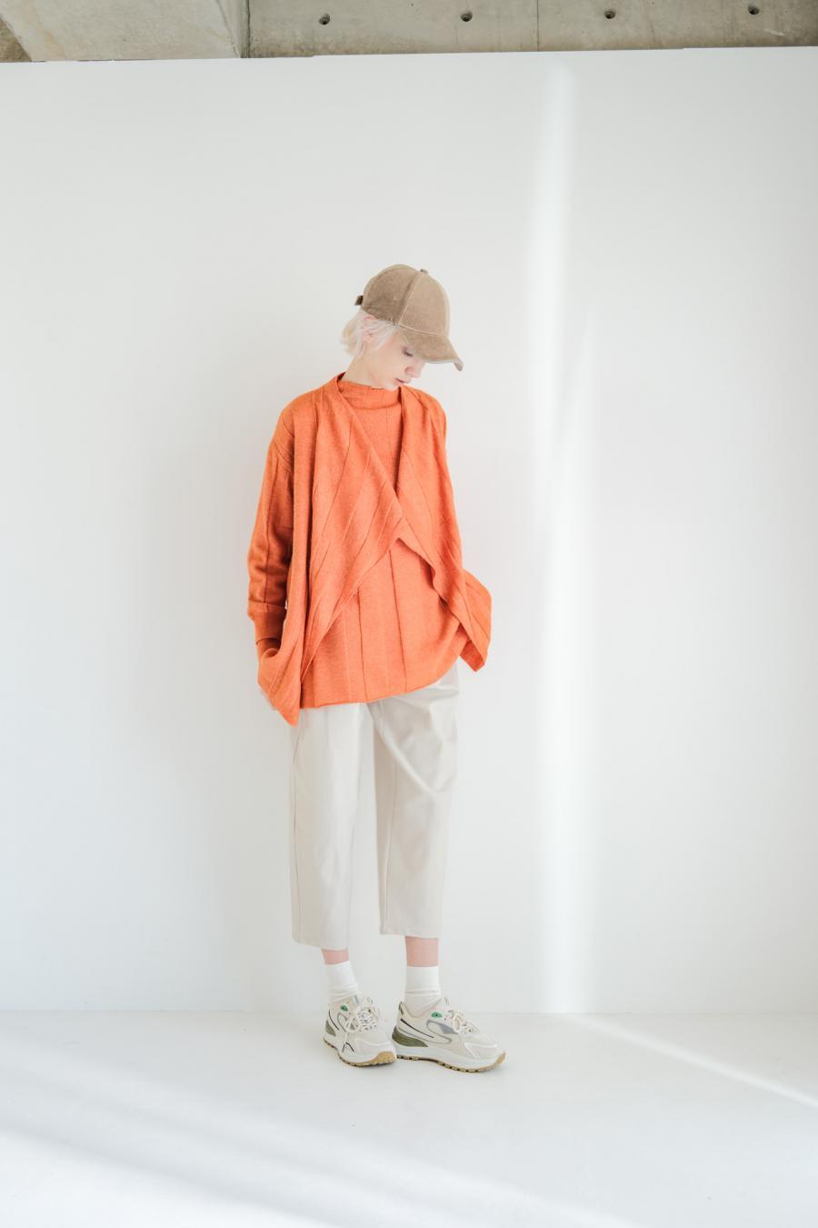 Jersey Reversible Block Cardigan