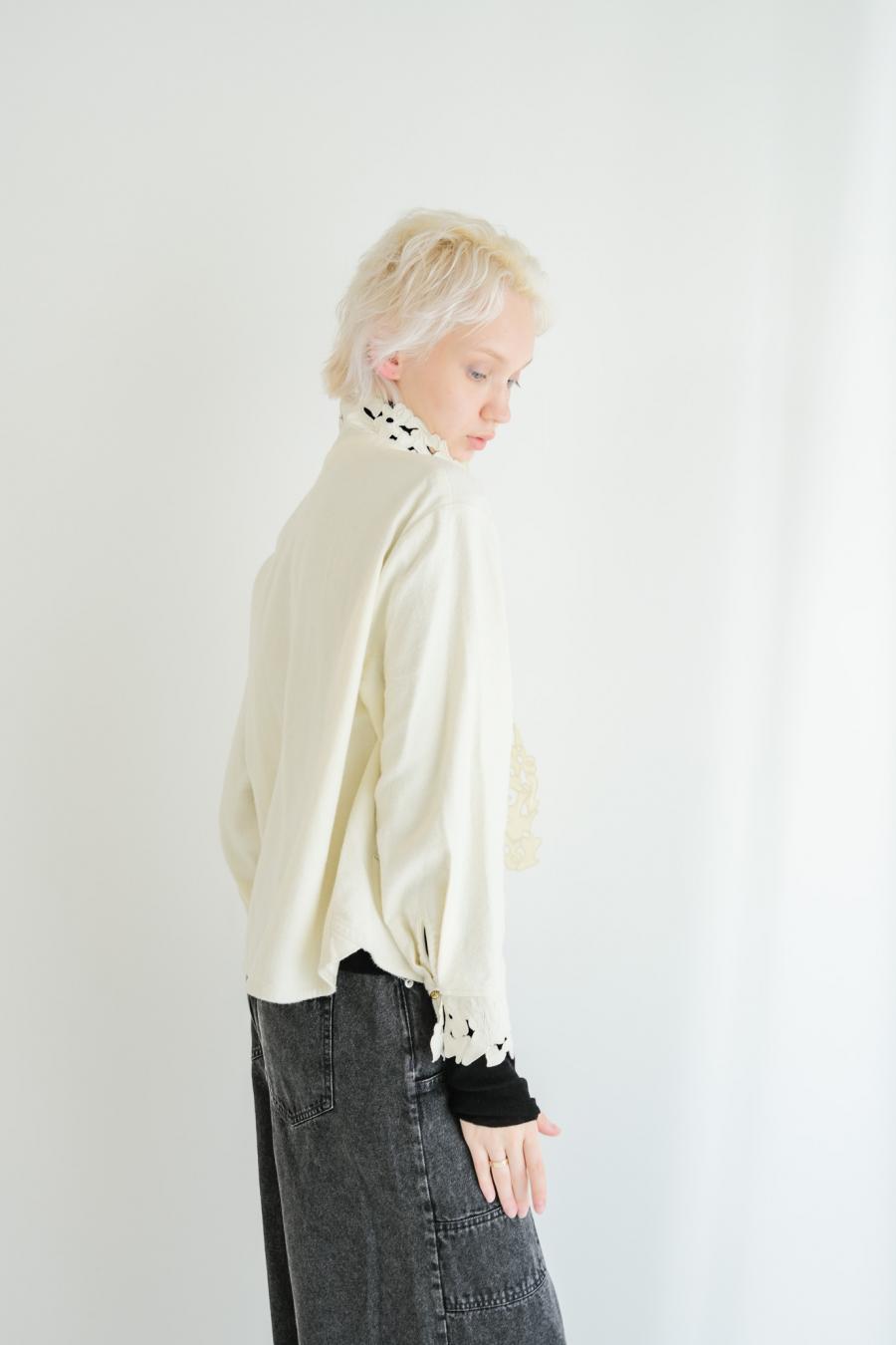 Punched Lace Blouse