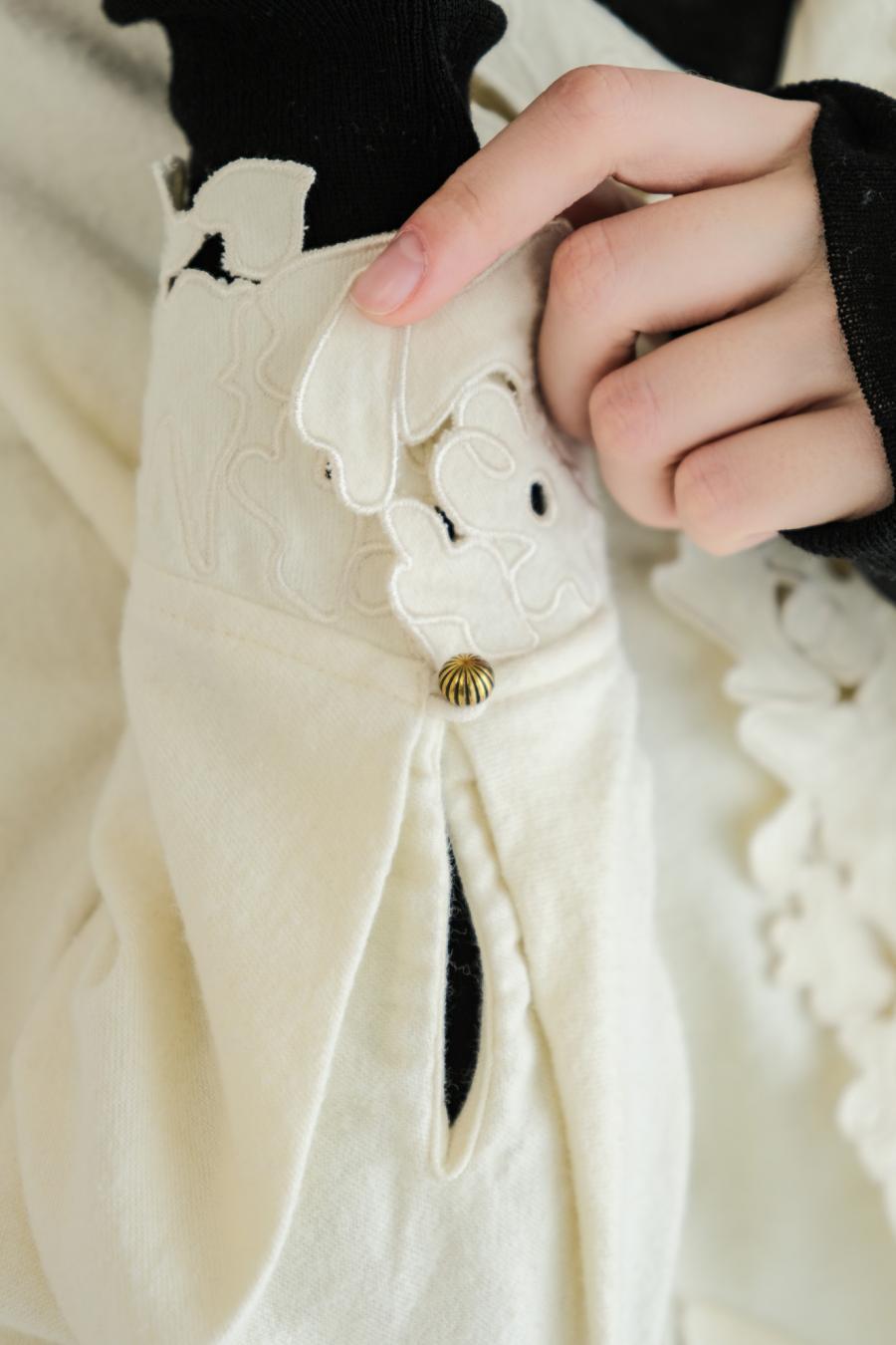 Punched Lace Blouse