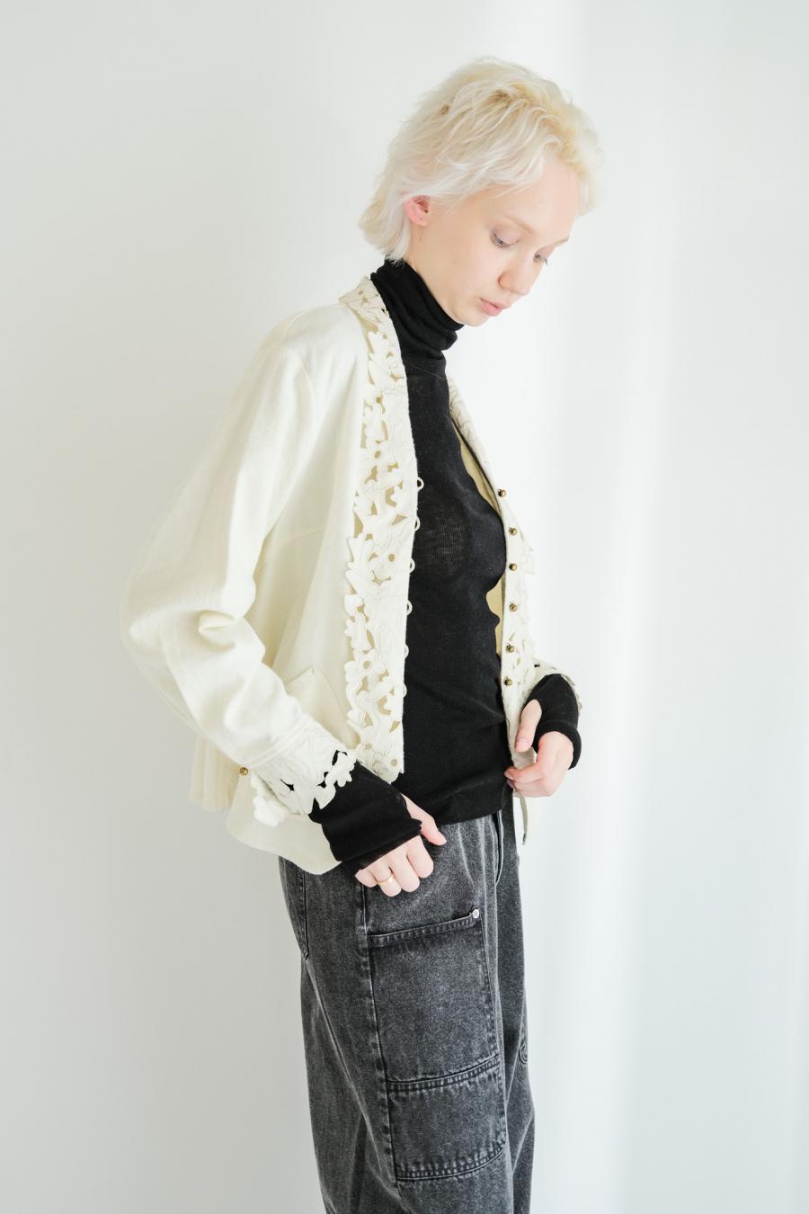 Punched Lace Blouse