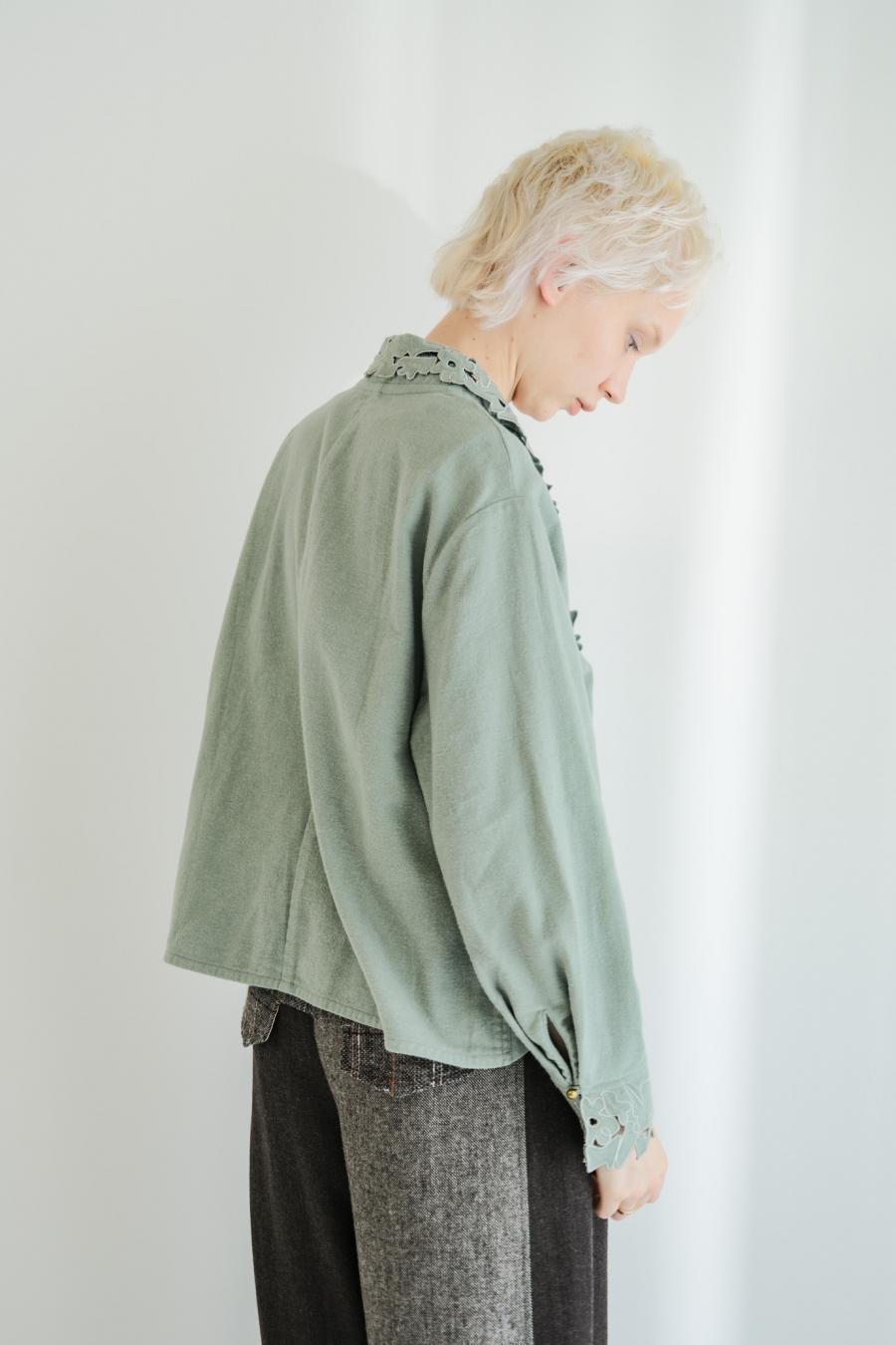Punched Lace Blouse