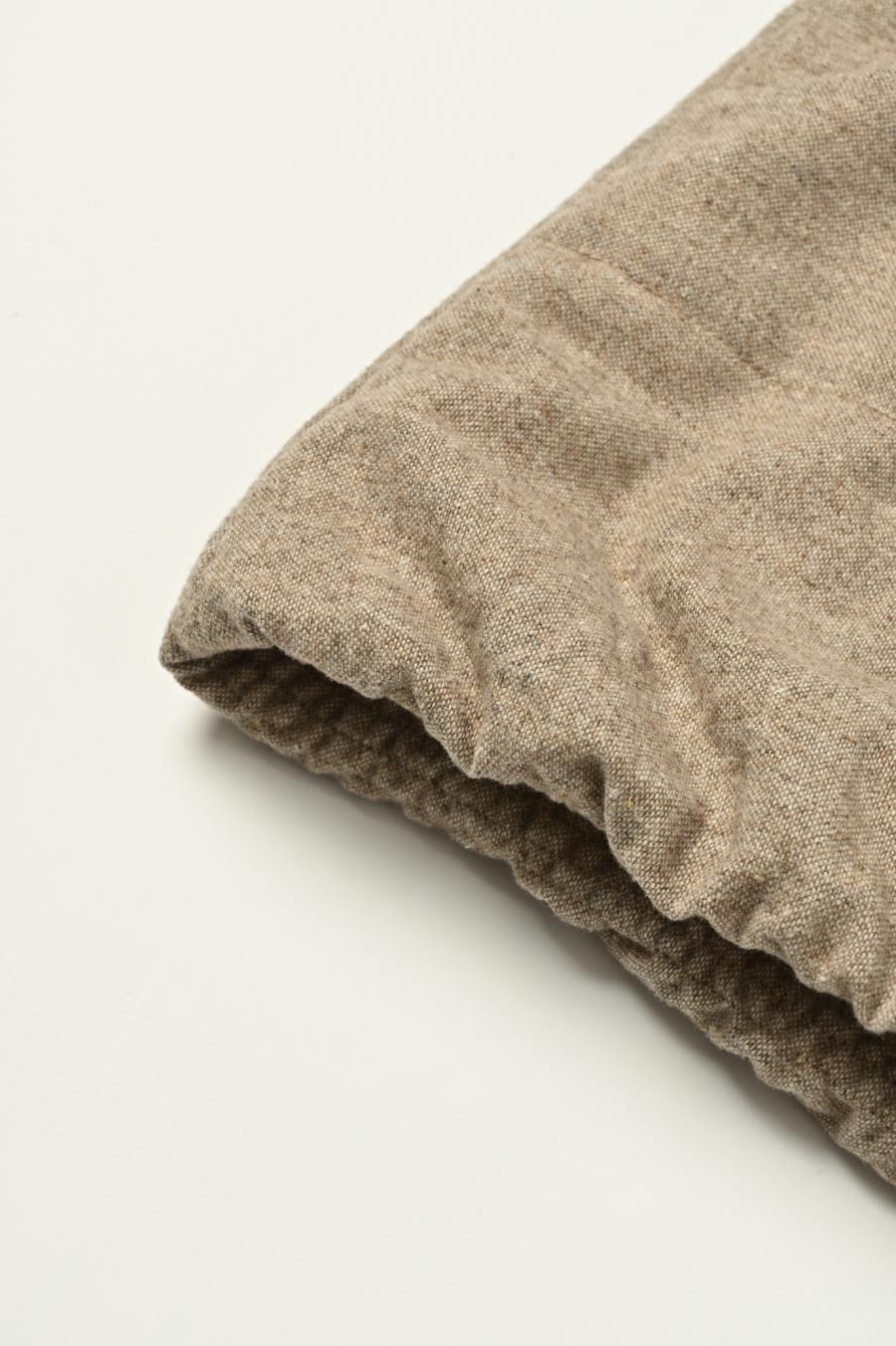Padded Mini-Nepped Tweed Vest