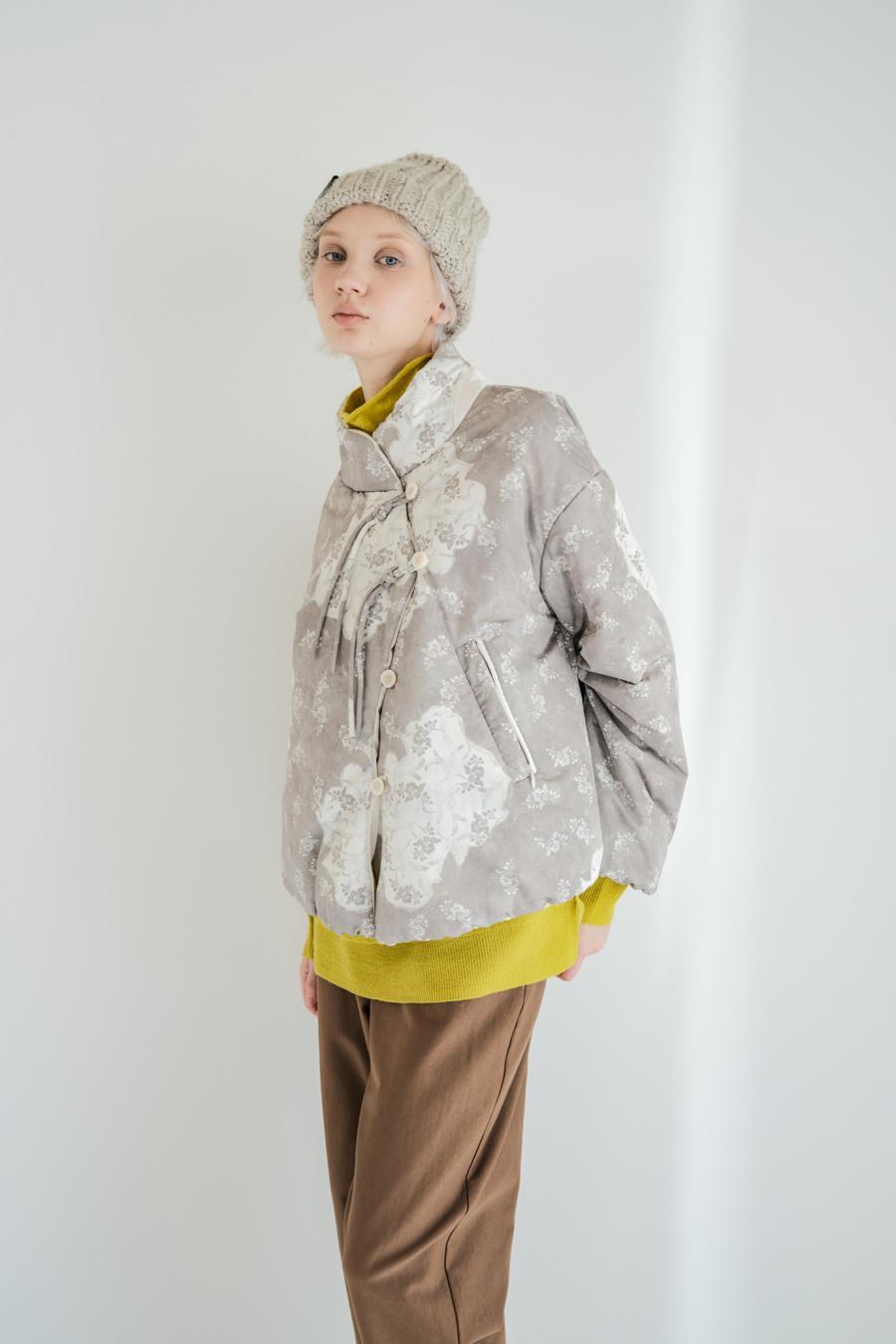 Blur Flower Reversible Blouson