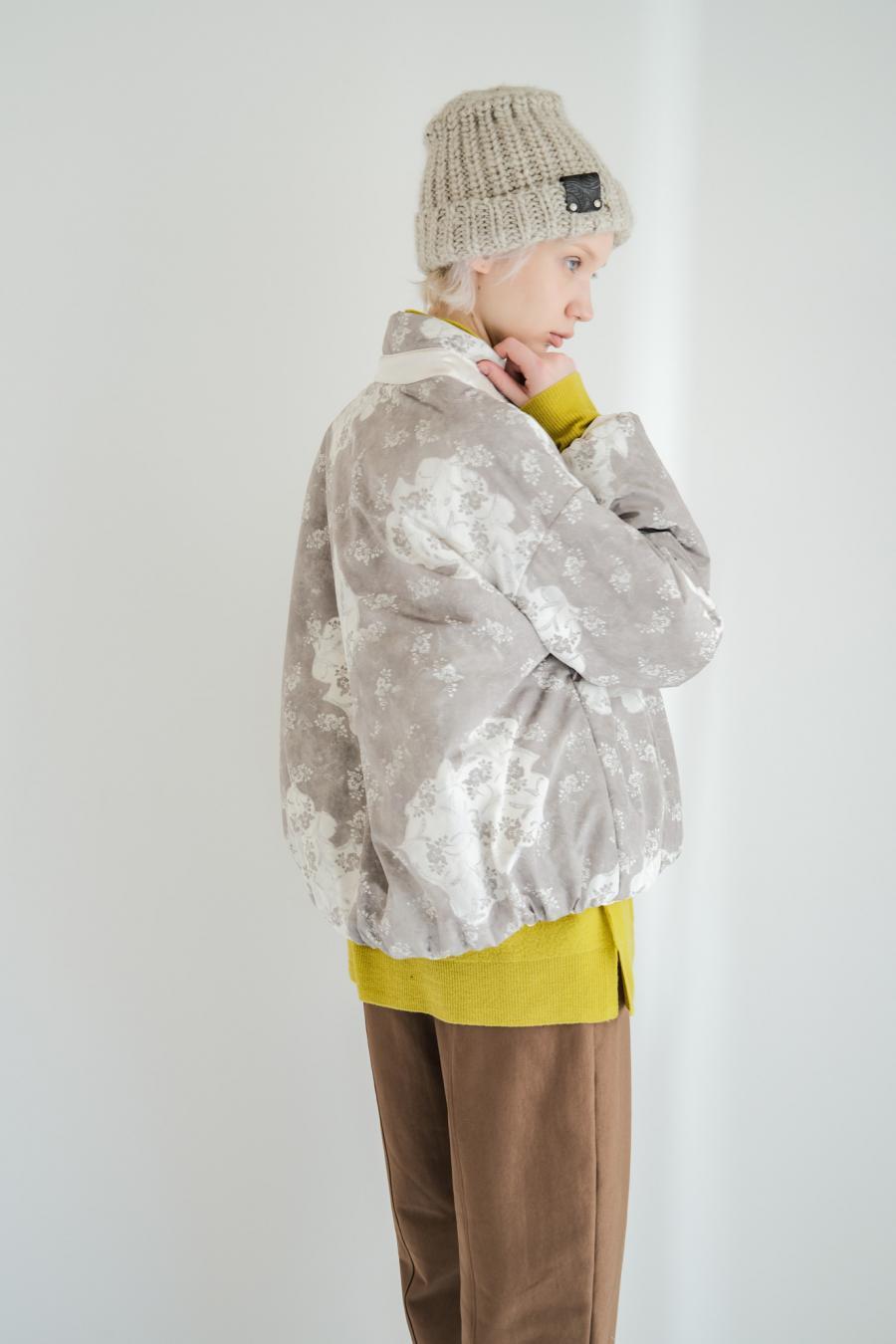 Blur Flower Reversible Blouson