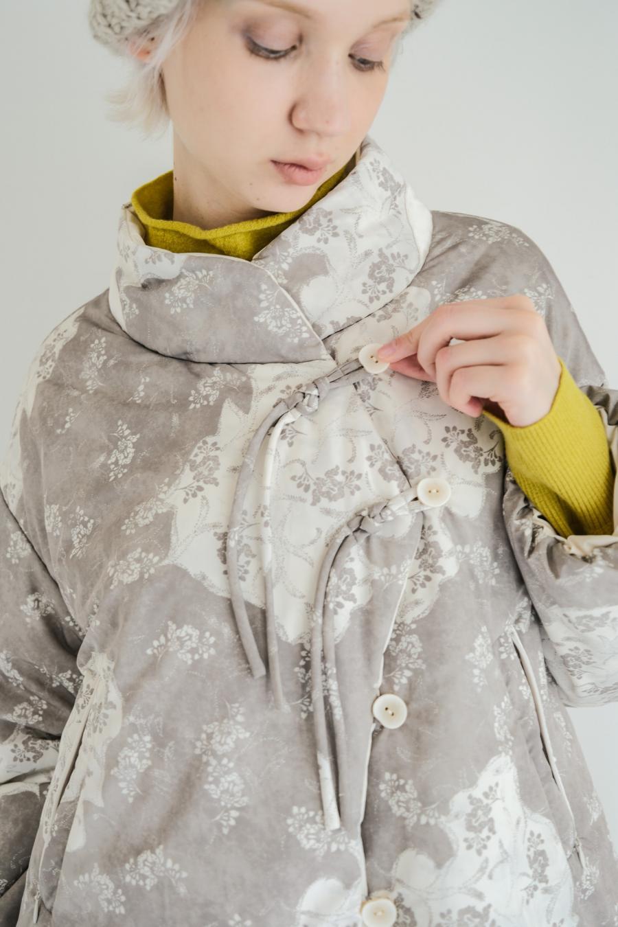 Blur Flower Reversible Blouson