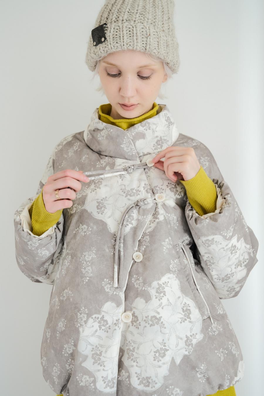Blur Flower Reversible Blouson