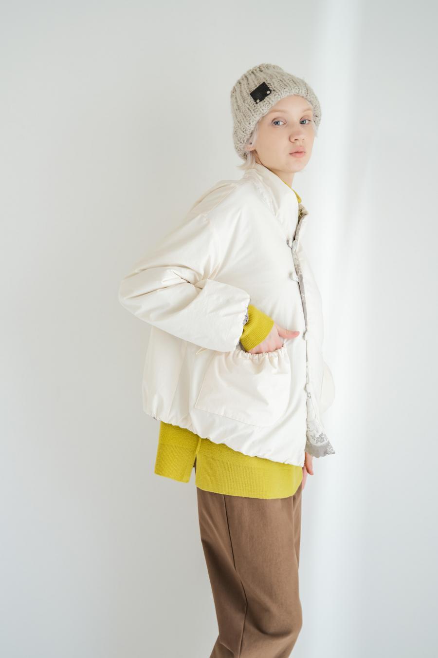 Blur Flower Reversible Blouson
