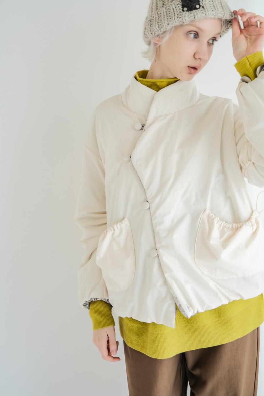 Blur Flower Reversible Blouson